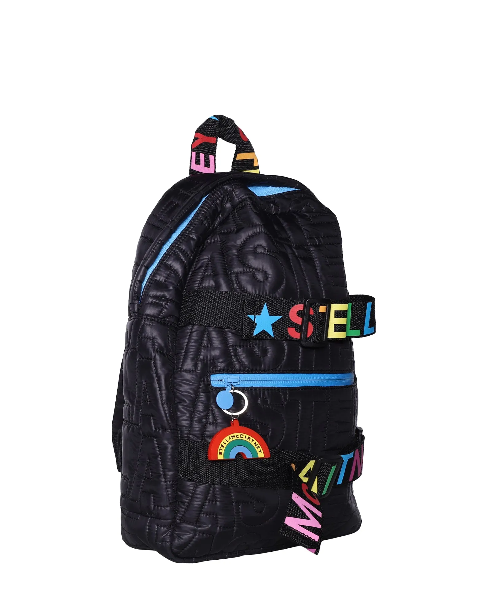 Stella McCartney Kids Logo Detailed Quilted Backpack