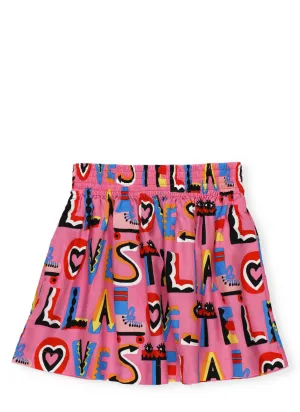 Stella McCartney Kids Logo Print Skirt