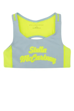 Stella McCartney Kids Logo Print Sports Bra