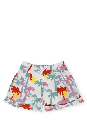 Stella McCartney Kids Palm Tree Print Shorts