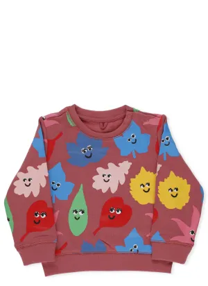 Stella McCartney Kids Smiley Leaves Sweatshirt