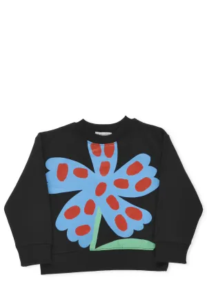 Stella McCartney Kids Spotted Flower Printed Sweatshirt