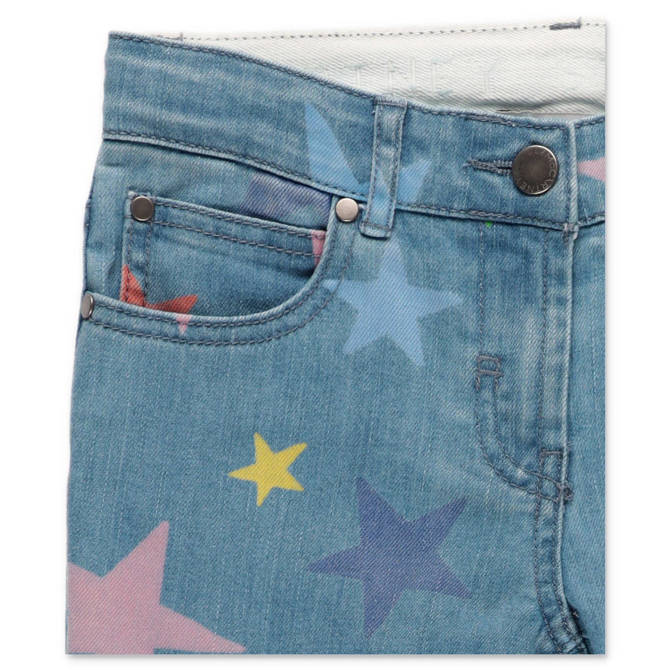 Stella McCartney Kids Star Print Skinny-Fit Jeans