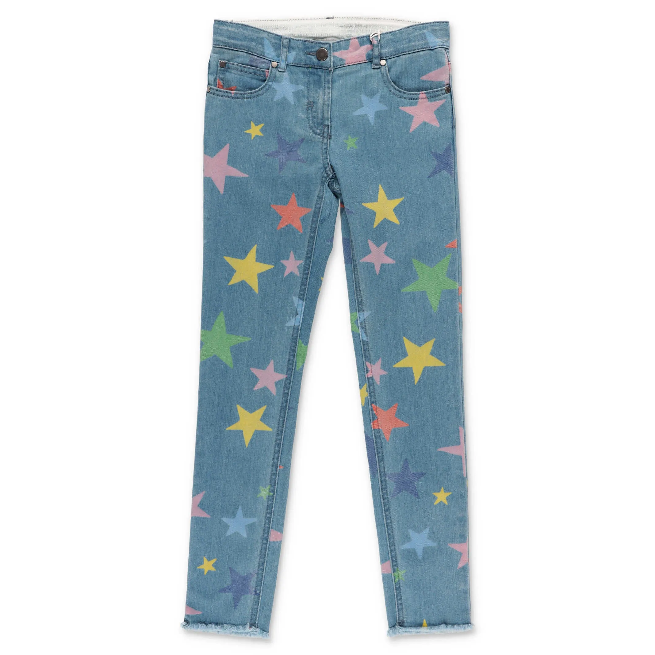 Stella McCartney Kids Star Print Skinny-Fit Jeans
