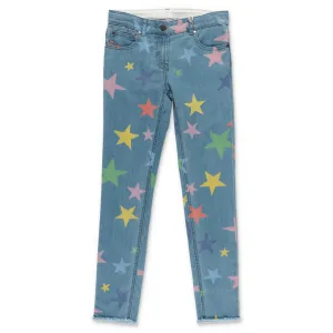 Stella McCartney Kids Star Print Skinny-Fit Jeans