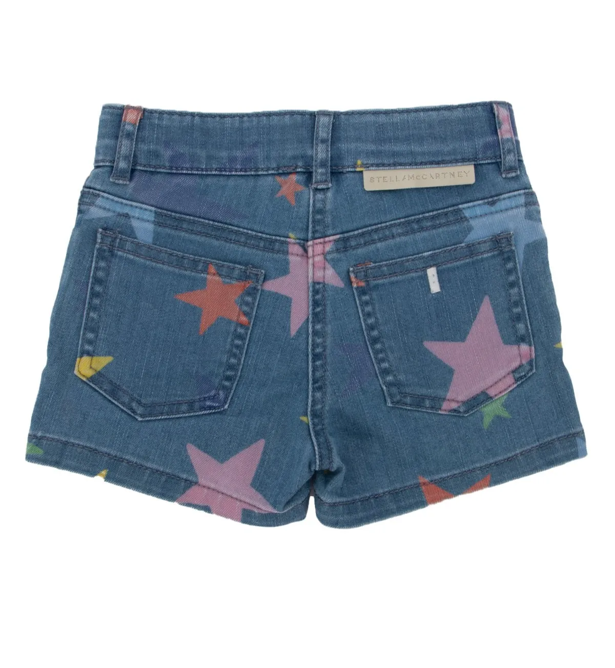 Stella McCartney Kids Star Printed Denim Shorts
