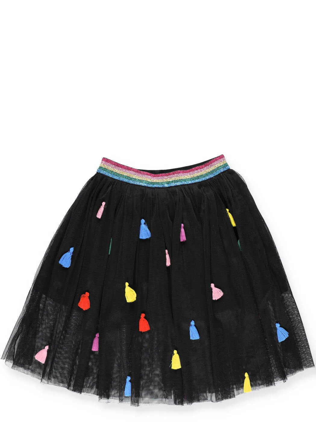 Stella McCartney Kids Tassel Embellished Tulle Skirt