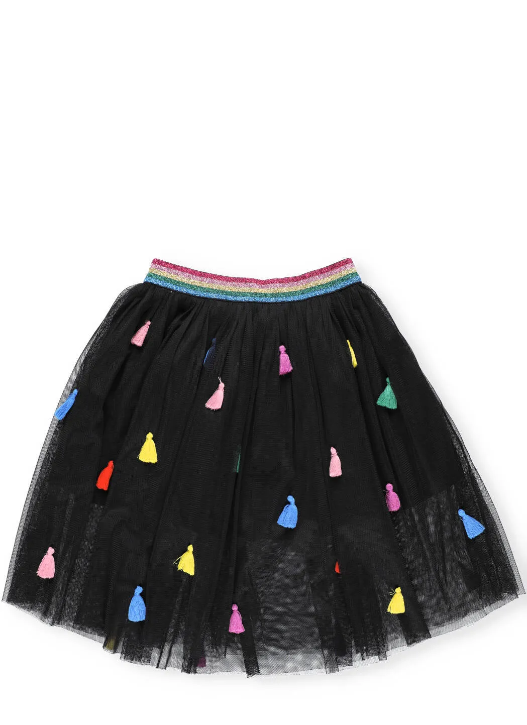 Stella McCartney Kids Tassel Embellished Tulle Skirt