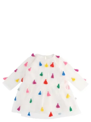 Stella McCartney Kids Tassels Tulle Dress