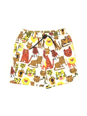 Stella McCartney Kids Wild Cats Print Swim Shorts