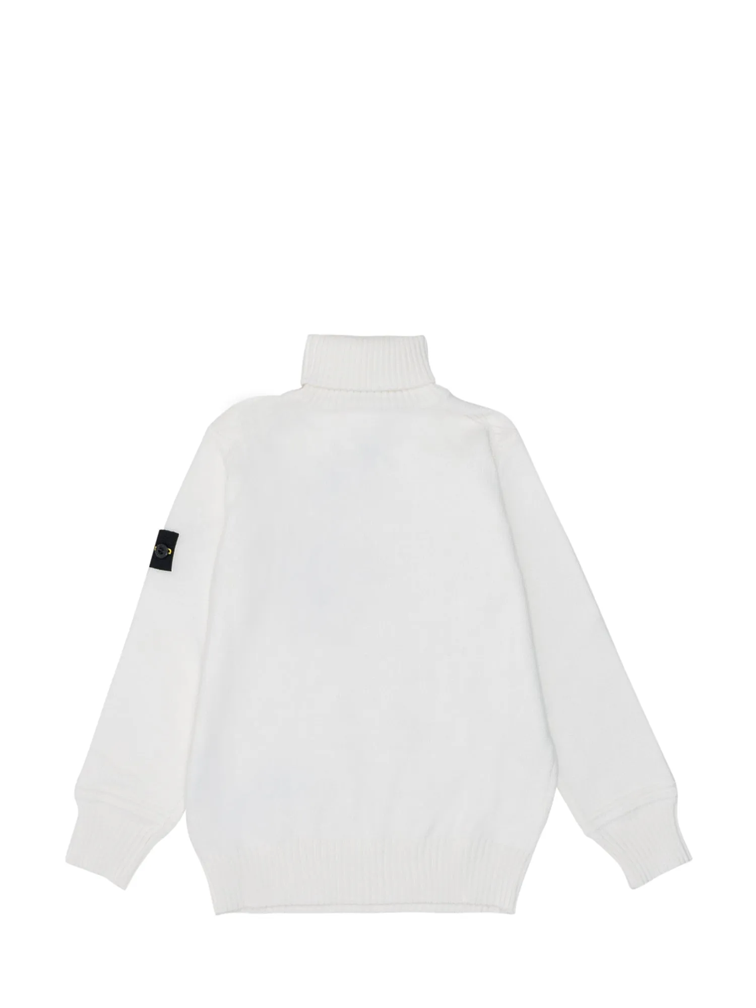 Stone Island Junior Logo Badge Turtleneck Sweater