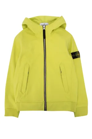 Stone Island Junior Logo Patch Hooded Jacket