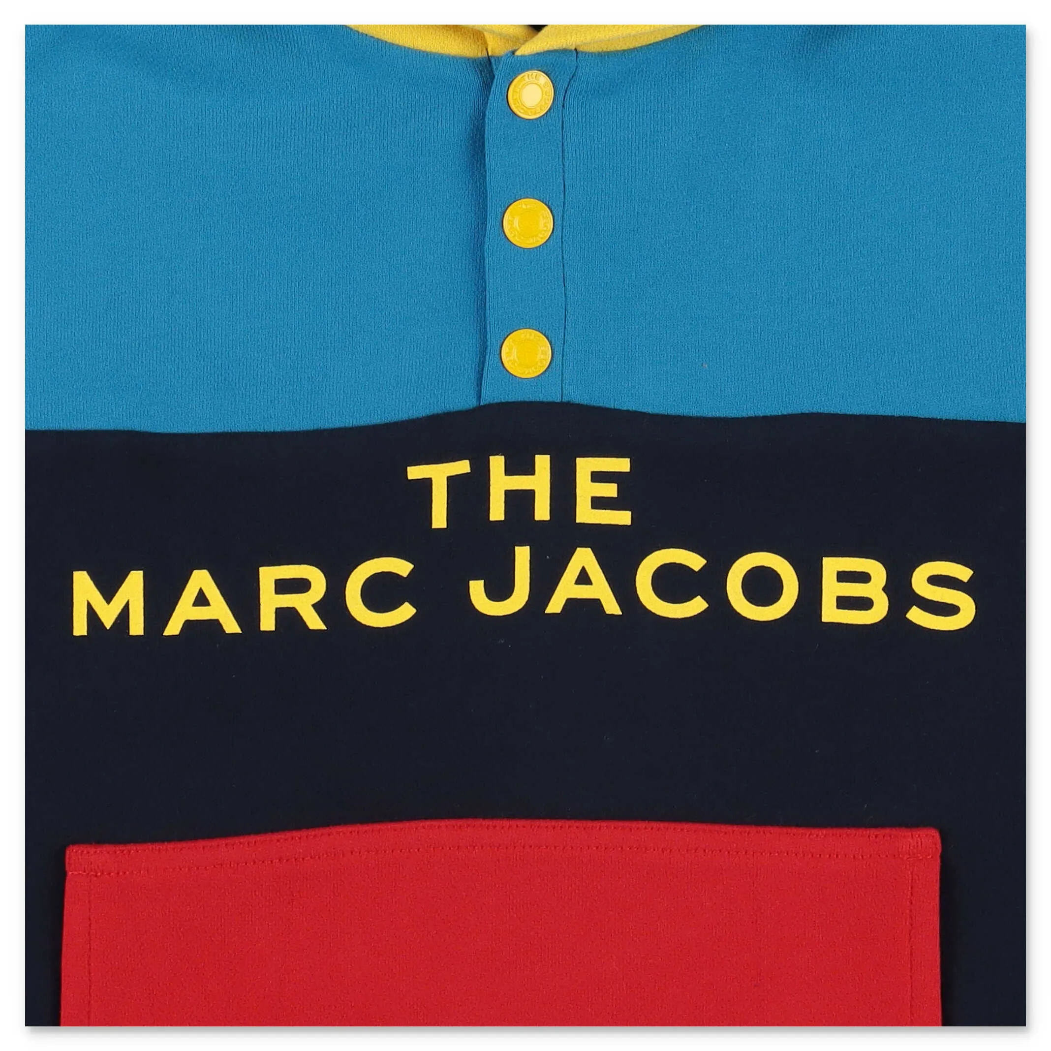 The Marc Jacobs Kids Logo Printed Colourblock Hoodie