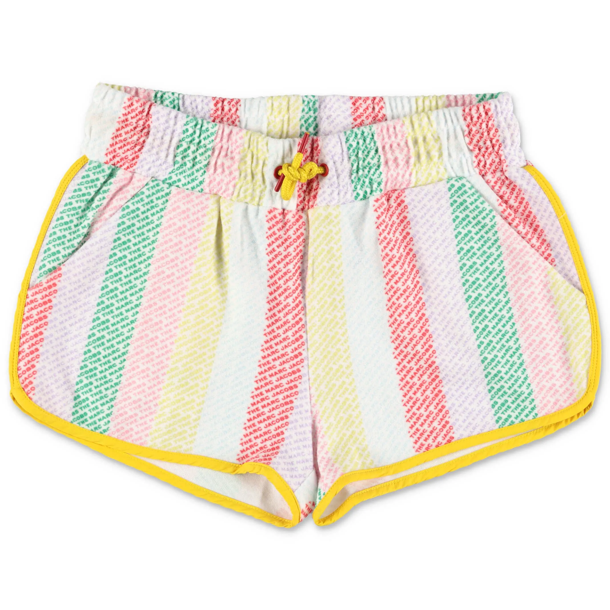The Marc Jacobs Kids Logo Striped Drawstring Shorts
