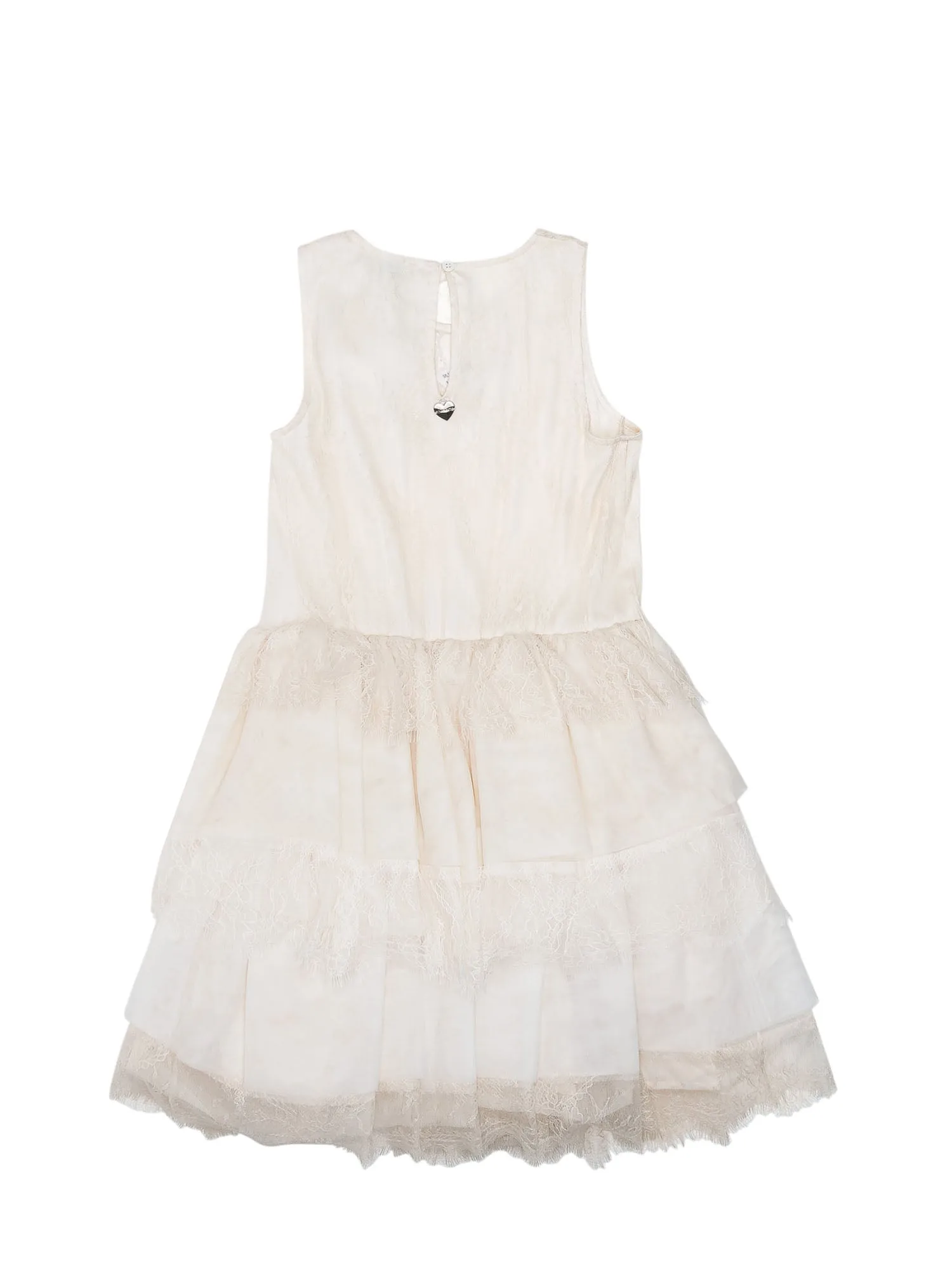 TWINSET Kids Lace Detail Tulle Dress