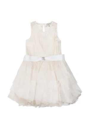 TWINSET Kids Lace Detail Tulle Dress