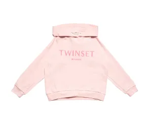 TWINSET Kids Logo Printed Hoodie