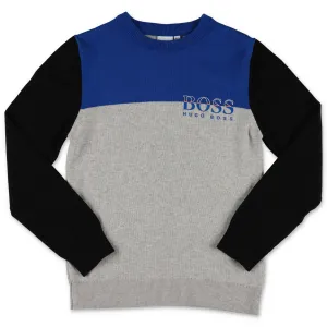 ug ss Kids Colourblock Knit Jumper