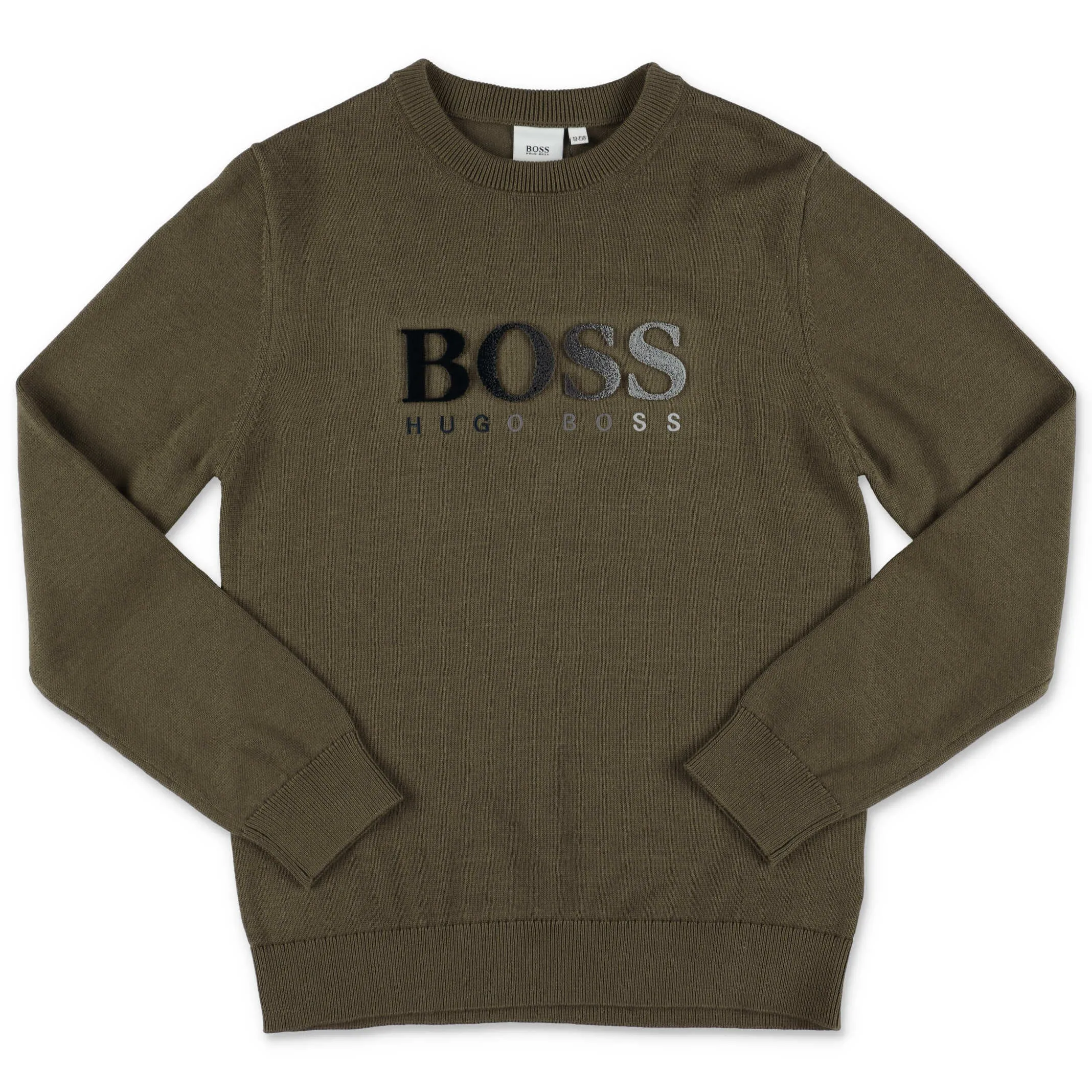 ug ss Kids Logo Embroidered Knit Jumper