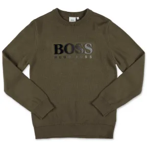 ug ss Kids Logo Embroidered Knit Jumper