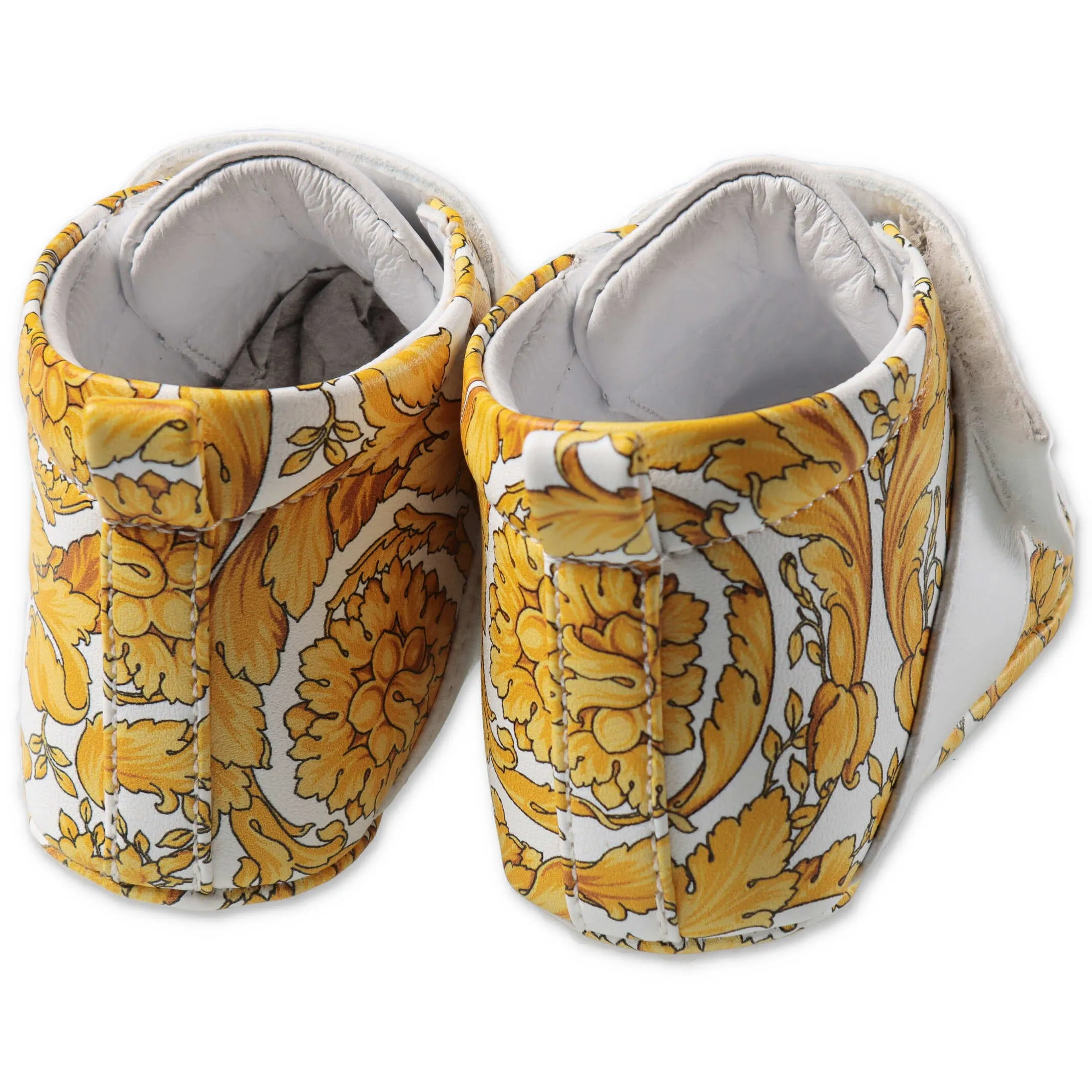 Versace Kids Barocco Logo Printed Sneakers