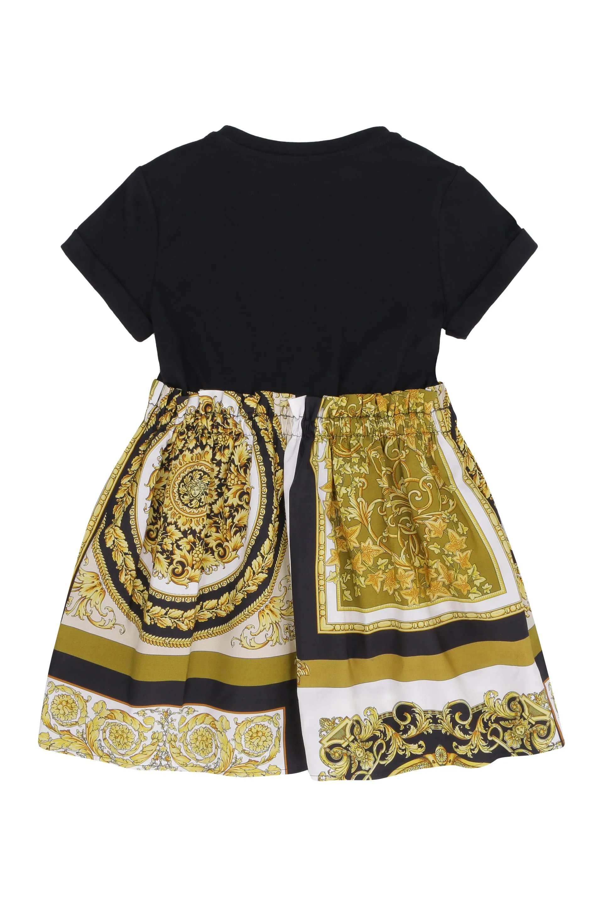 Versace Kids Barocco Print Dress