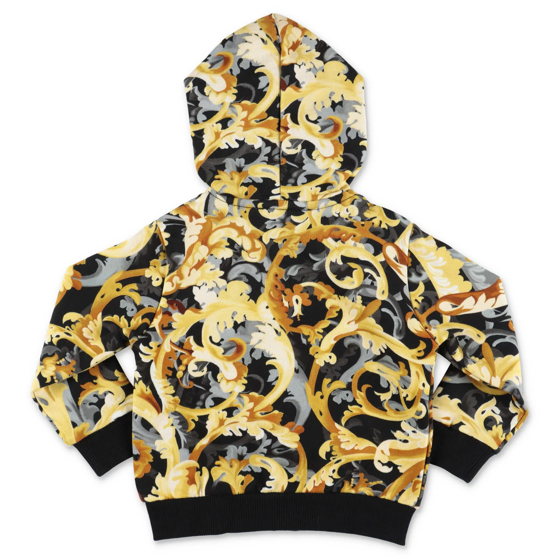 Versace Kids Baroccoflage Printed Hooded Jacket