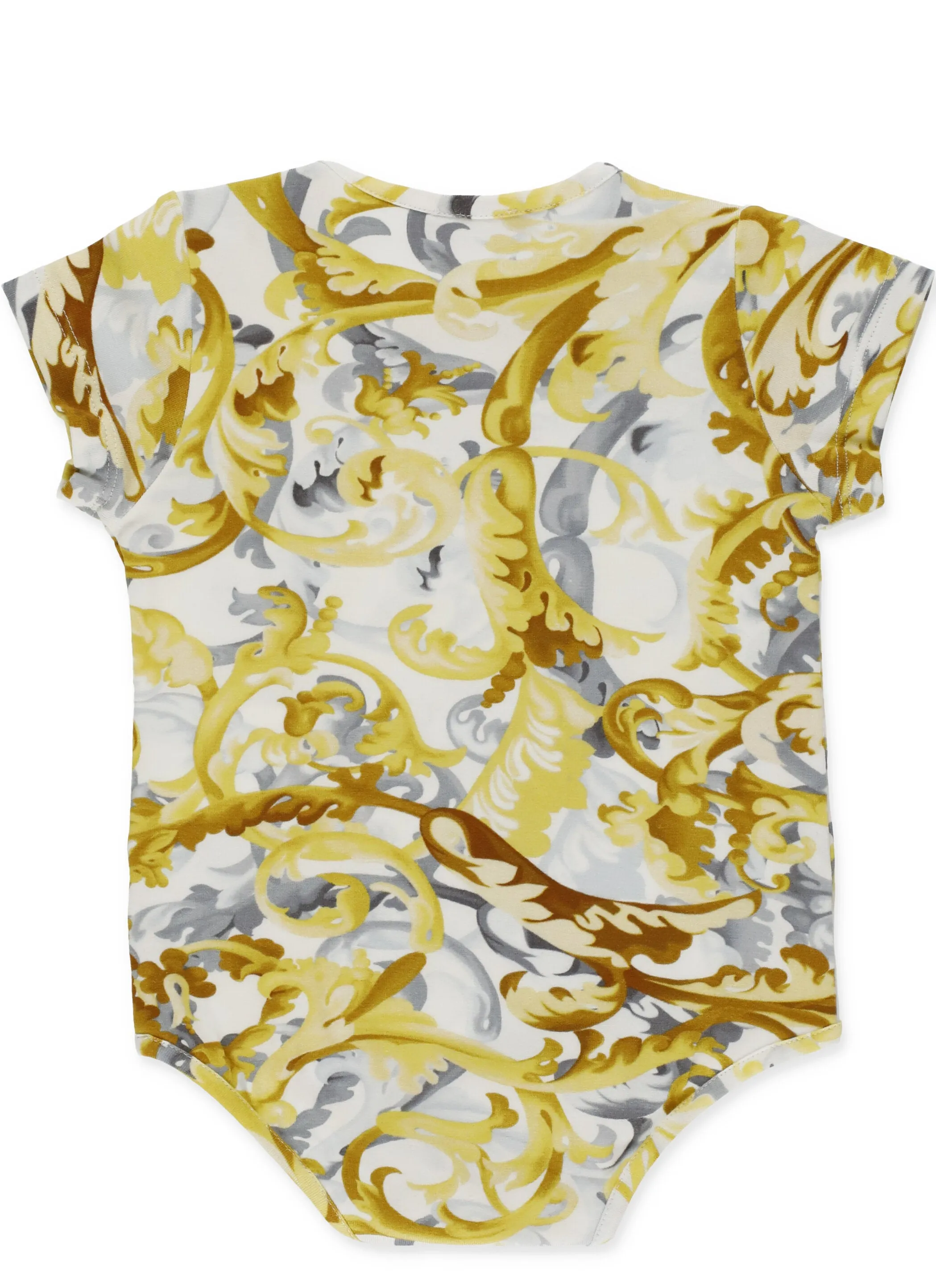Versace Kids Baroccoflage Printed Onesie
