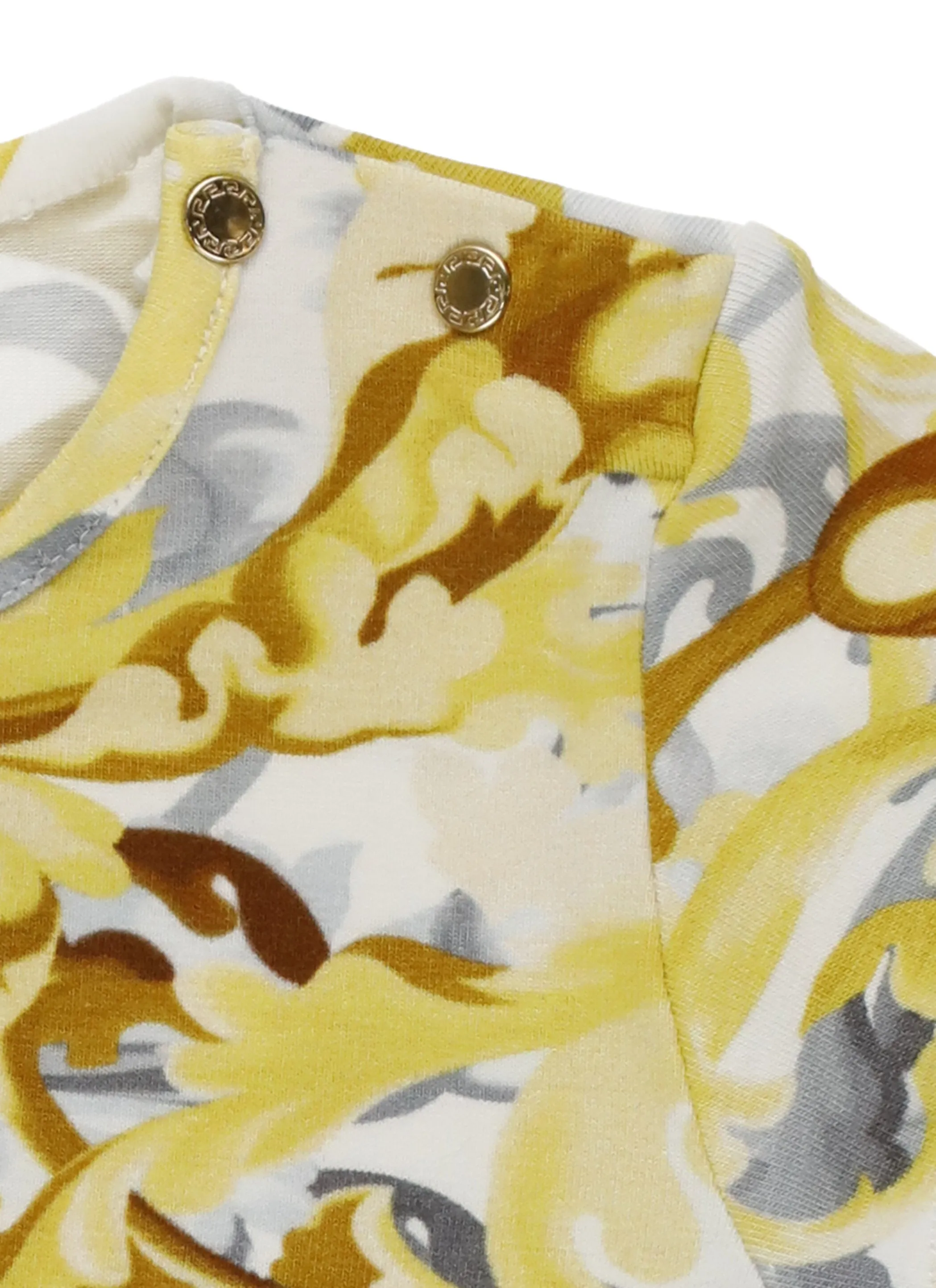 Versace Kids Baroccoflage Printed Onesie