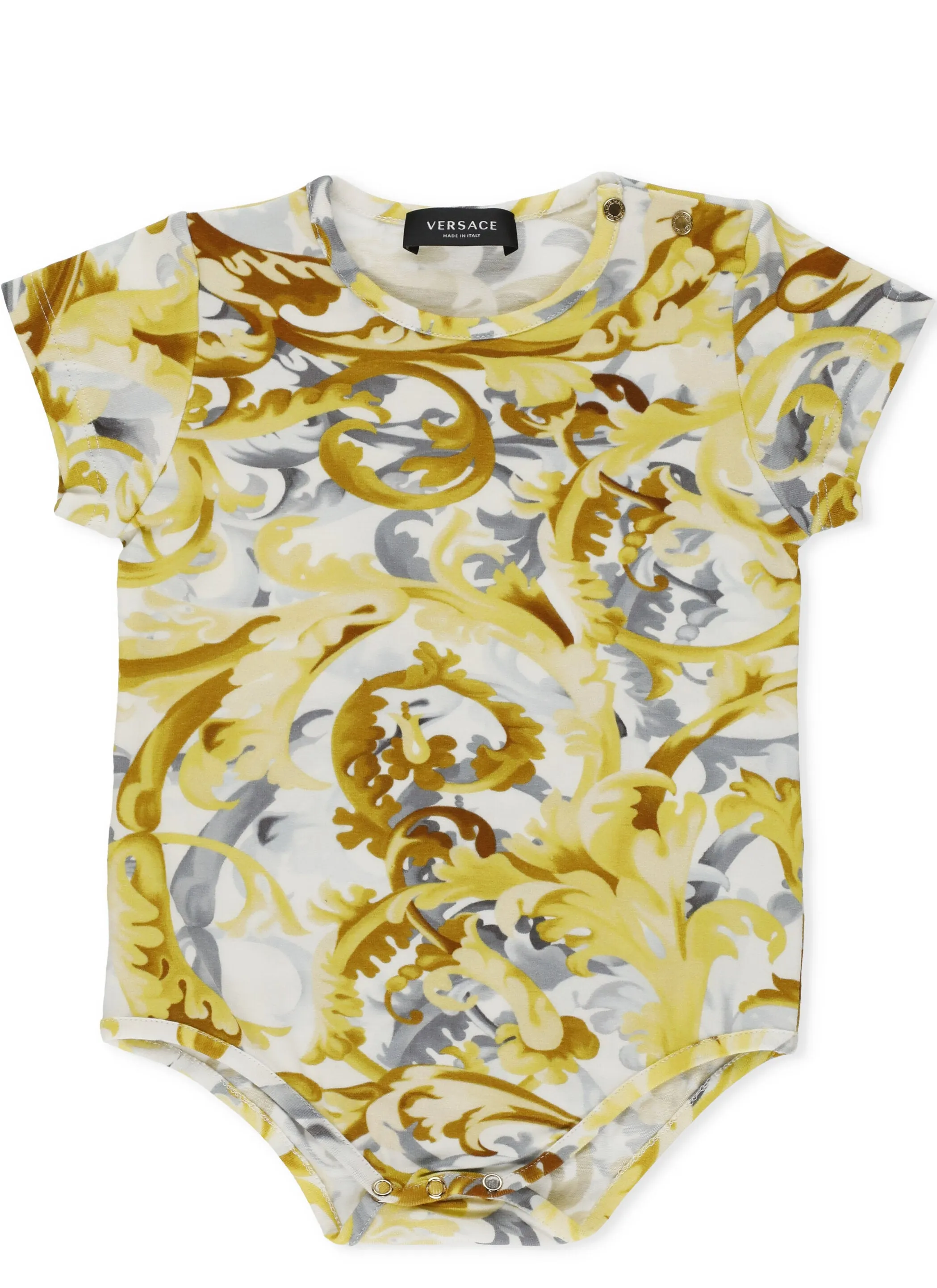 Versace Kids Baroccoflage Printed Onesie