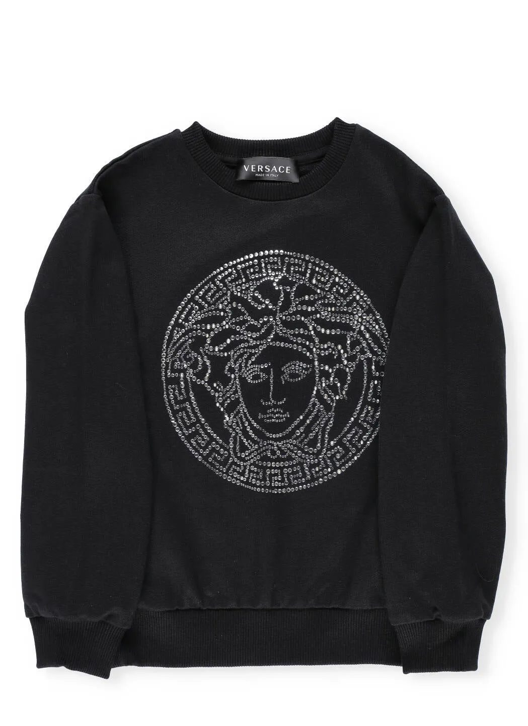 Versace Kids Crystal Embellished Medusa Sweatshirt