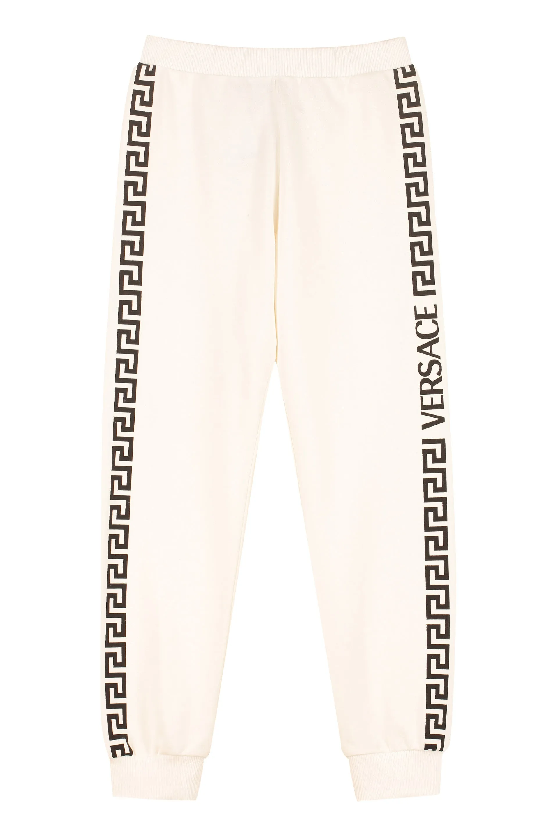 Versace Kids Greca Logo Side Stripe Track Pants