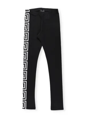 Versace Kids Greca Printed Leggings