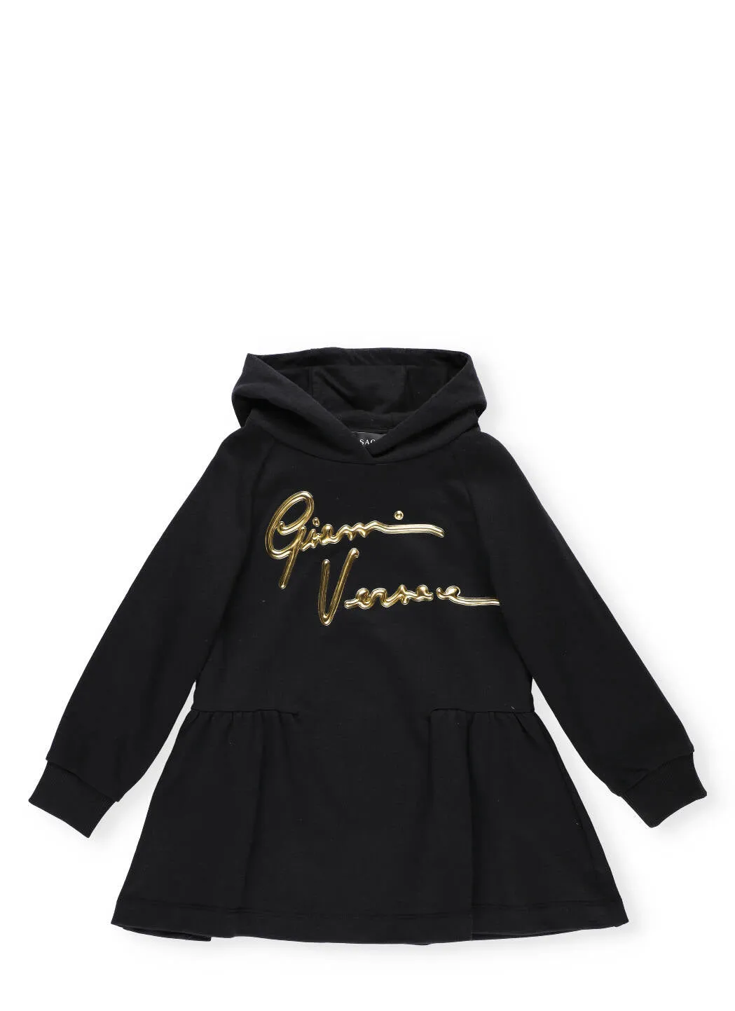 Versace Kids Logo Detail Hoodie Dress