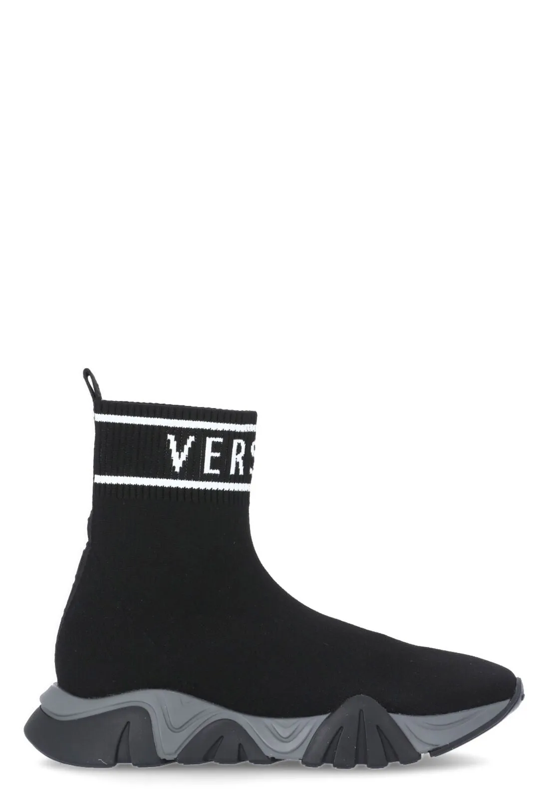 Versace Kids Logo Intarsia Sneakers