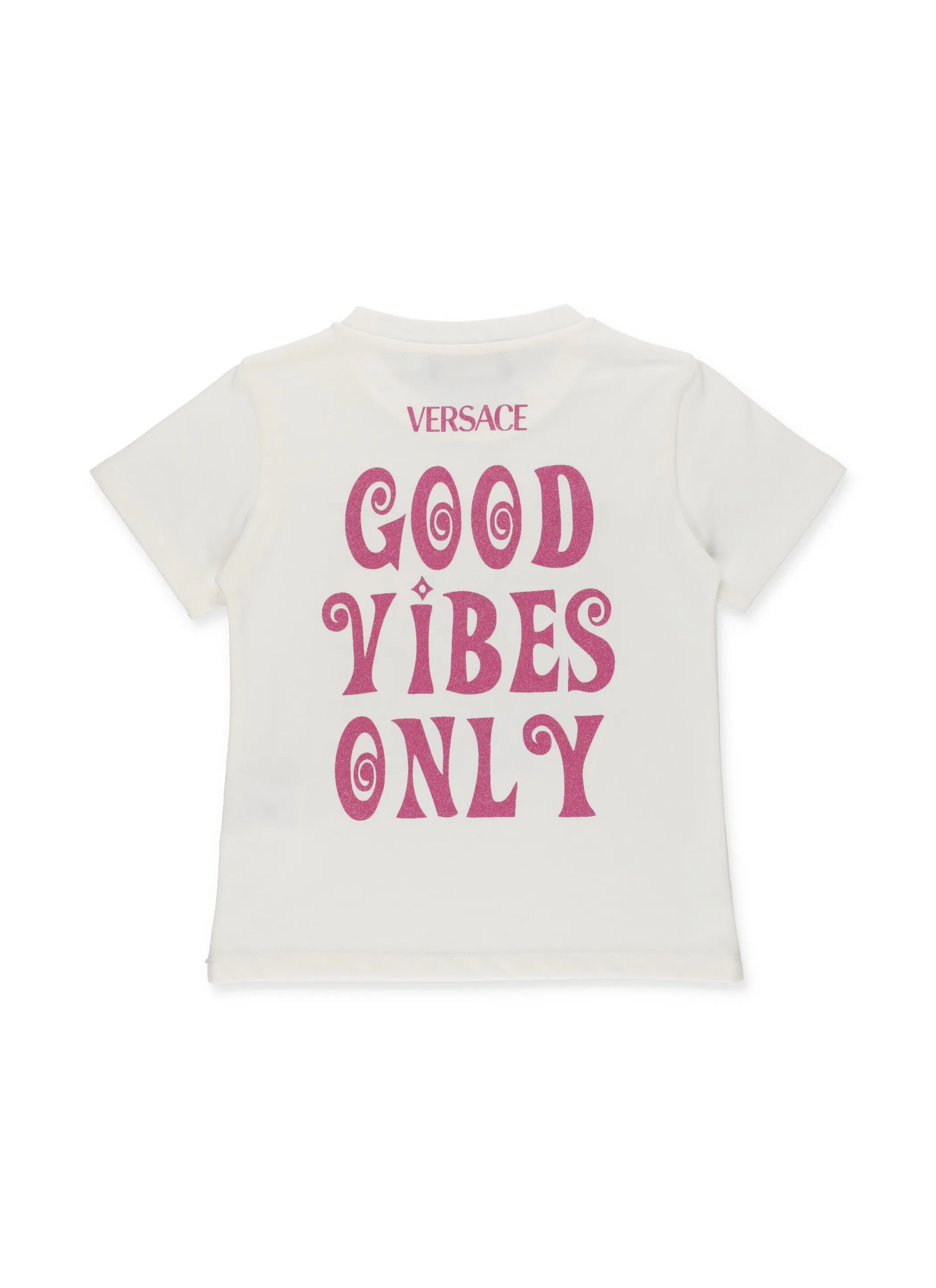 Versace Kids Logo Printed Crewneck T-Shirt