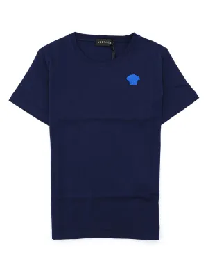 Versace Kids Medusa Embroidered Crewneck T-Shirt