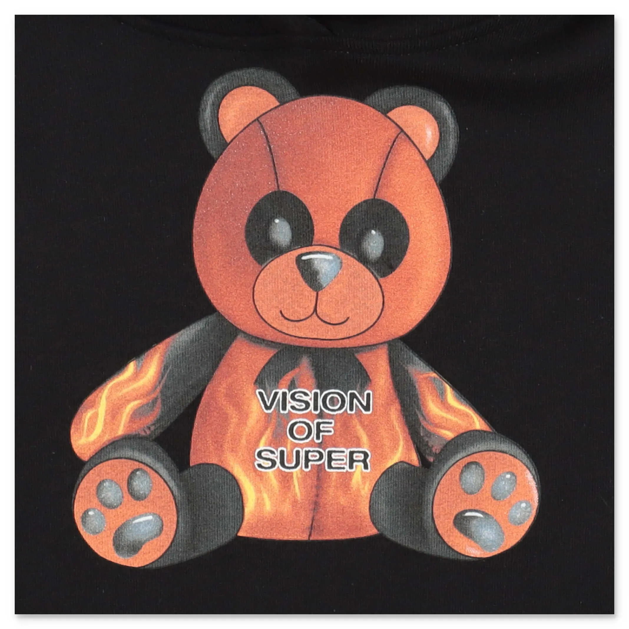 Vision Of Super Kids Panda Printed Hoodie