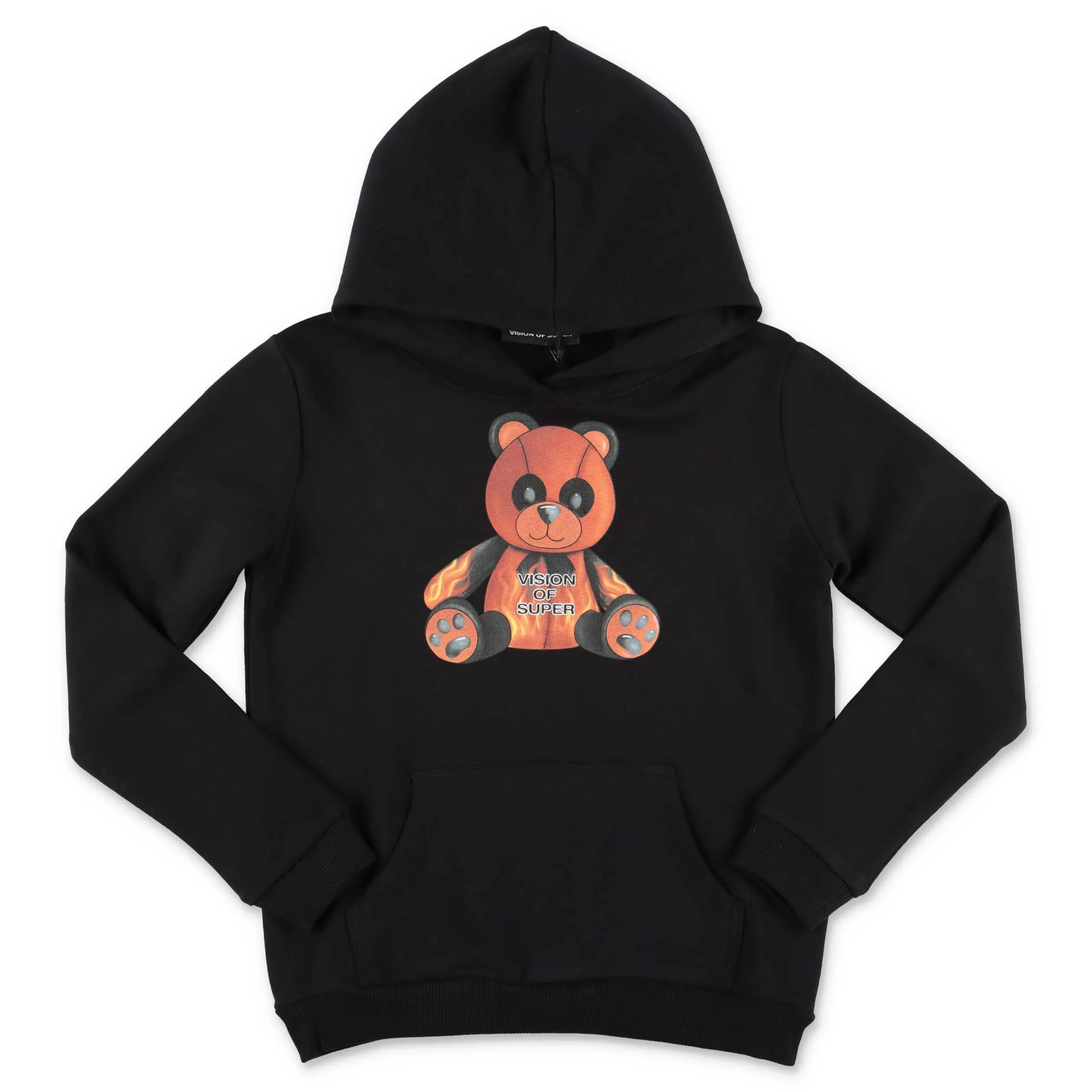 Vision Of Super Kids Panda Printed Hoodie