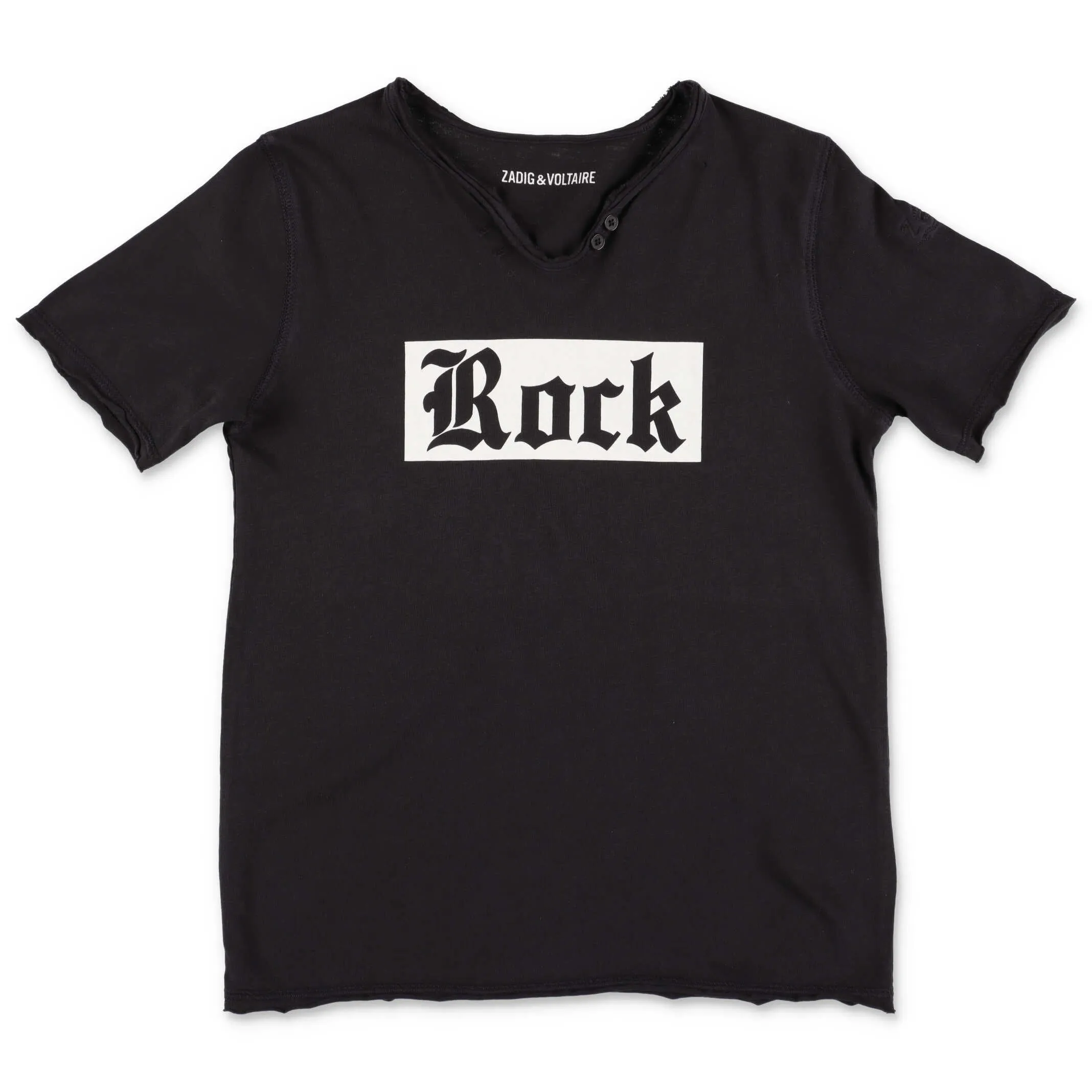 Zadig & Voltaire Kids Rock Print Crewneck T-Shirt